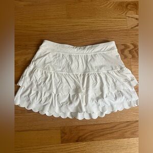 Lilly Pulitzer athletic skirt with scallop finishing